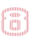 Set Tas nummers Strijkletters Crack Mirror Roze - afb. 2