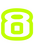Set Tas nummers Strijkletters Crack Flock Neon Geel - afb. 2