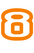 Set Tas nummers Strijkletters Crack Flock Neon Oranje - afb. 2