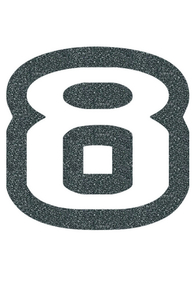 Set Tas nummers Strijkletters Crack Glitter Grey Glitter 459 - afb. 2