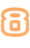 Set Tas nummers Strijkletters Crack Glitter Neon Orange Glitter 449 - afb. 2