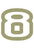 Set Tas nummers Strijkletters Crack Glitter Champagne Glitter 490 - afb. 2