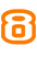 Set Tas nummers Strijkletters Crack Glow in the Dark Oranje - afb. 2