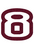Set Tas nummers Strijkletters Crack Glitter Burgundy  Glitter 422 - afb. 2