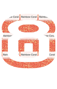 Set Tas nummers Strijkletters Crack Glitter Rainbow Coral Glitter ST - afb. 2