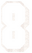 Set Tas nummers Strijkletters Flash Glitter White Glitter 444 - afb. 2