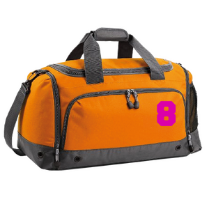 Set Tas nummers Strijkletters Fresh Flock Magenta - afb. 1