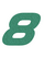 Set Tas nummers Strijkletters Pep Glitter Emerald Glitter 427 - afb. 2