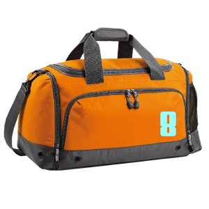Set Tas nummers Strijkletters Pum Flock Blauw - afb. 1