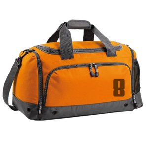 Set Tas nummers Strijkletters Pum Flock Bruin - afb. 1