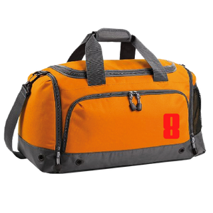 Set Tas nummers Strijkletters Pum Flock Neon Rood - afb. 1