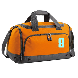 Set Tas nummers Strijkletters Pum Flock Blauw - afb. 1