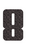 Set Tas nummers Strijkletters Pum Glitter Black Glitter 458 - afb. 2