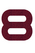 Set Tas nummers Strijkletters Quant Glitter Burgundy  Glitter 422 - afb. 2