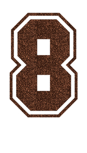 Set Tas nummers Strijkletters SF Glitter Brons Glitter 452 - afb. 2