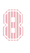 Set Tas nummers Strijkletters SF Mirror Roze - afb. 2