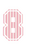Set Tas nummers Strijkletters SF Mirror Roze - afb. 2