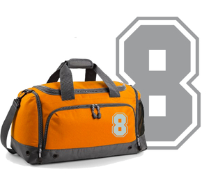 Set Tas nummers Strijkletters SF Design Carbon Zilver - afb. 1