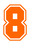 Set Tas nummers Strijkletters SF Flex Oranje - afb. 2