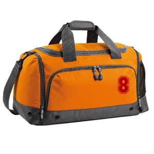 Set Tas nummers Strijkletters SF Flock Donker Rood - afb. 1