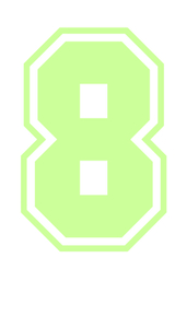 Set Tas nummers Strijkletters SF Glow in the Dark - afb. 2