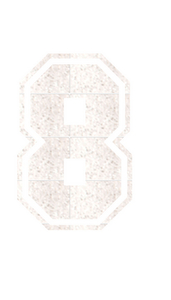Set Tas nummers Strijkletters SF Glitter White Glitter 444 - afb. 2