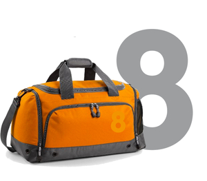 Set Tas nummers Strijkletters Vag Flex Neon Oranje_ - afb. 1