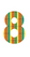 Set Tas nummers Strijkletters Vag Rainbow Regenboog Folie - afb. 2