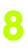 Set Tas nummers Strijkletters Vag Flock Neon Geel - afb. 2