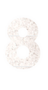 Set Tas nummers Strijkletters Vag Glitter White Glitter 444 - afb. 2