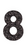 Set Tas nummers Strijkletters Vag Glitter Black Glitter 458 - afb. 2
