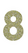 Set Tas nummers Strijkletters Vag Glitter Champagne Glitter 490 - afb. 2