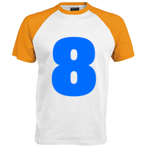 Shirt incl opdruk 8 Flex Licht Blauw - afb. 1