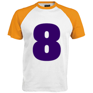 Shirt incl opdruk 8 Flex Aubergine - afb. 1