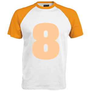 Shirt incl opdruk 8 Flex Huidskleur - afb. 1