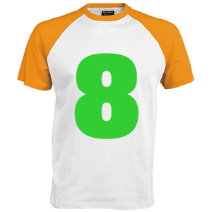 Shirt incl opdruk 8 Flex Limoen Groen - afb. 1