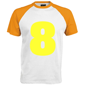 Shirt incl opdruk 8 Flex Neon Geel - afb. 1