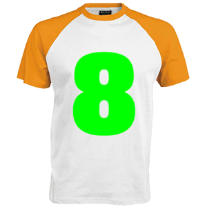 Shirt incl opdruk 8 Flex Neon Groen - afb. 1