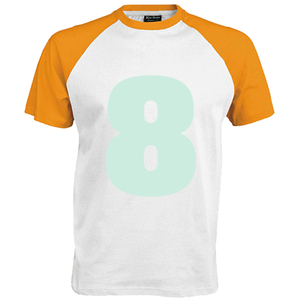 Shirt incl opdruk 8 Flex Pastel Groen - afb. 1