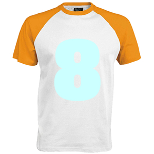 Shirt incl opdruk 8 Flex Baby Blauw - afb. 1