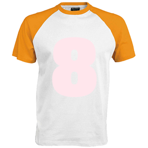 Shirt incl opdruk 8 Flex Pastel Roze - afb. 1