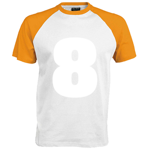 Shirt incl opdruk 8 Flex Wit - afb. 1