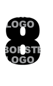 Shirt incl opdruk 8 Flex BORSTLOGO - afb. 2