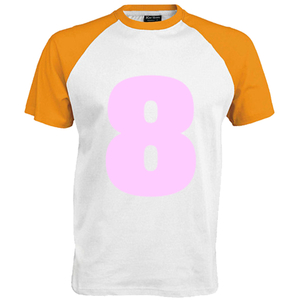 Shirt incl opdruk 8 Flex Baby Rose - afb. 1