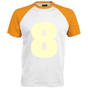 Shirt incl opdruk 8 Flex Beige - afb. 1