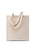Shopper met korte hengsels in vele kleuren Naturel - afb. 1