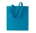 Shopper met korte hengsels in vele kleuren Turquoise - afb. 1