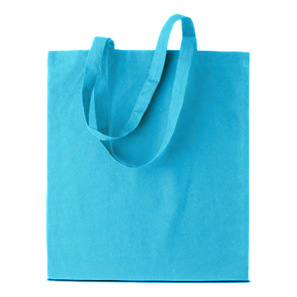 Tas met korte hengsels in vele kleuren Turquoise - afb. 1