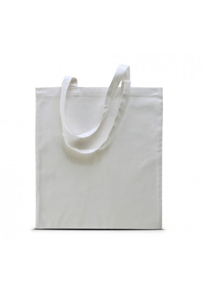 Shopper met korte hengsels in vele kleuren Wit - afb. 1