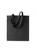 Shopper met korte hengsels in vele kleuren Zwart - afb. 1